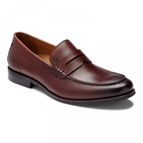 Vionic Loafers Ireland - Snyder Loafer Brown - Mens Shoes On Sale | JWMDG-4637